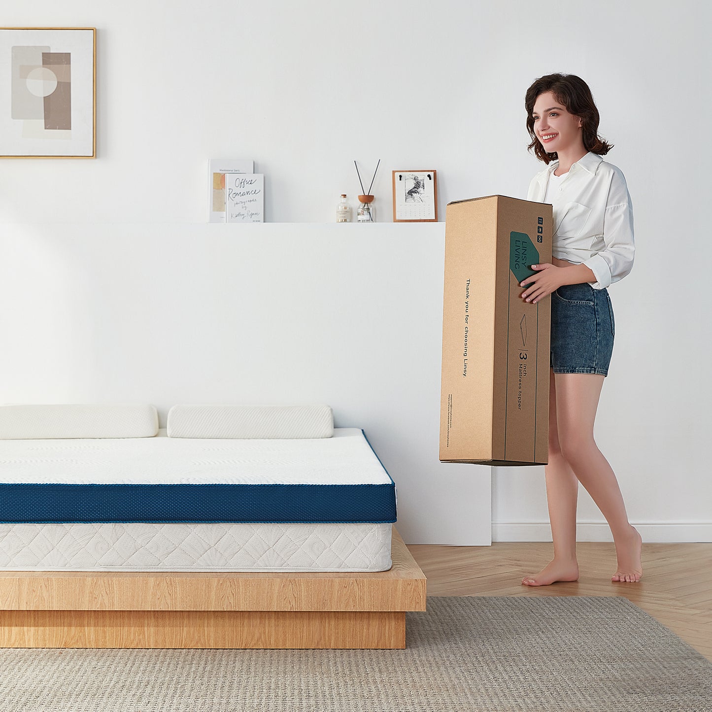 Bamboo Charcoal Plush Edition Mattress Topper