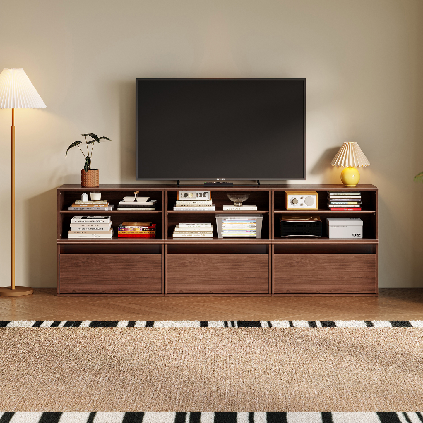 Modular Storage Cabinet, Freely Configurable Unit for Closet, Living Room, Hallway, Entryway