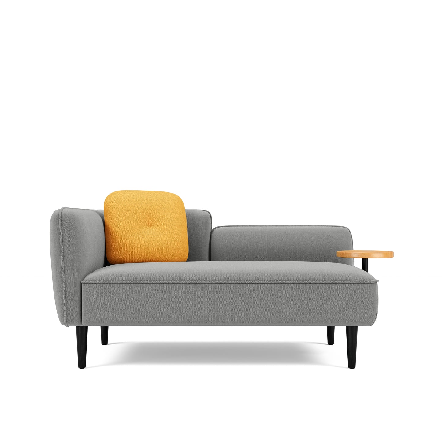 Loveseat Sofa with Built-in Side Table for Living Room, Bedroom, Apartment