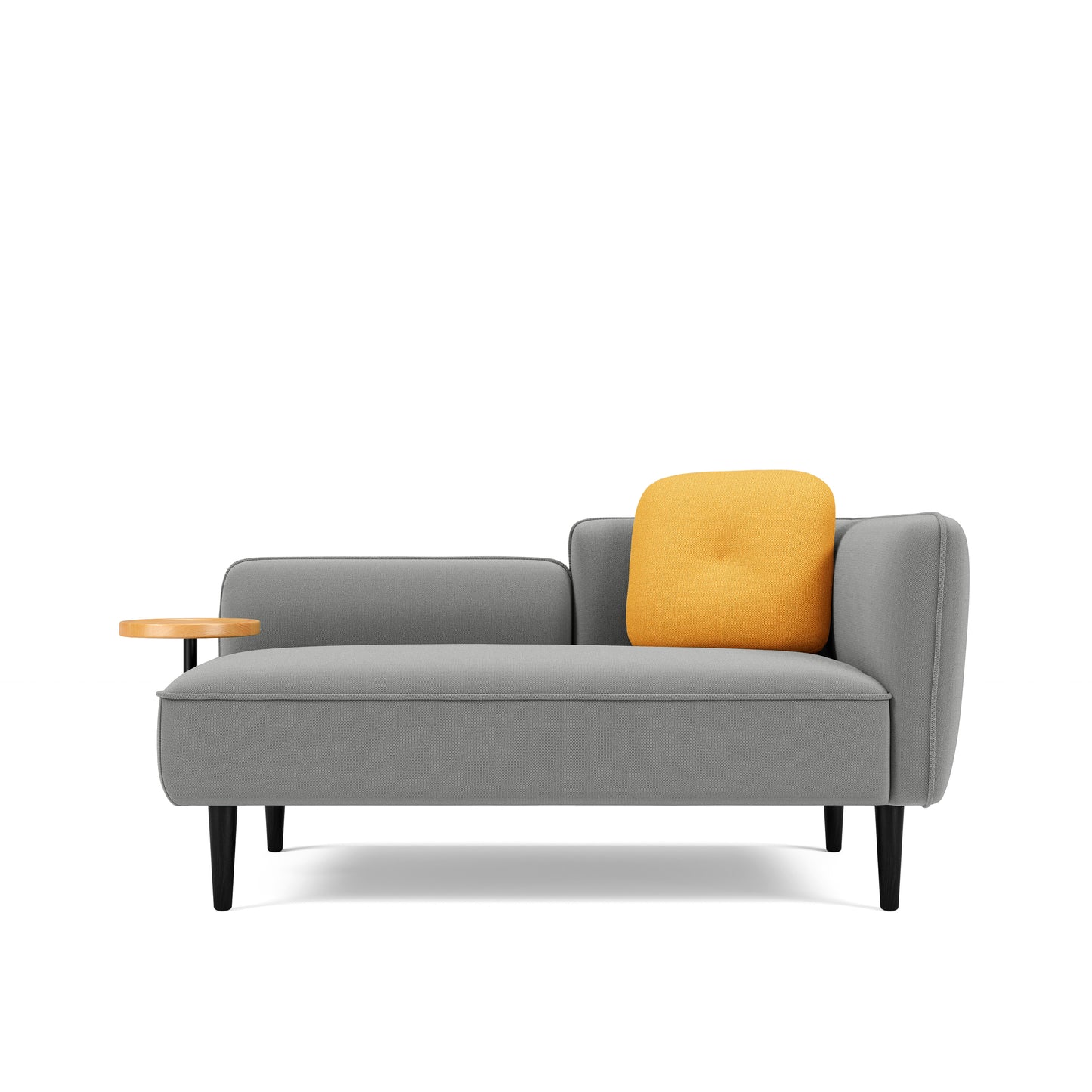 Loveseat Sofa with Built-in Side Table for Living Room, Bedroom, Apartment