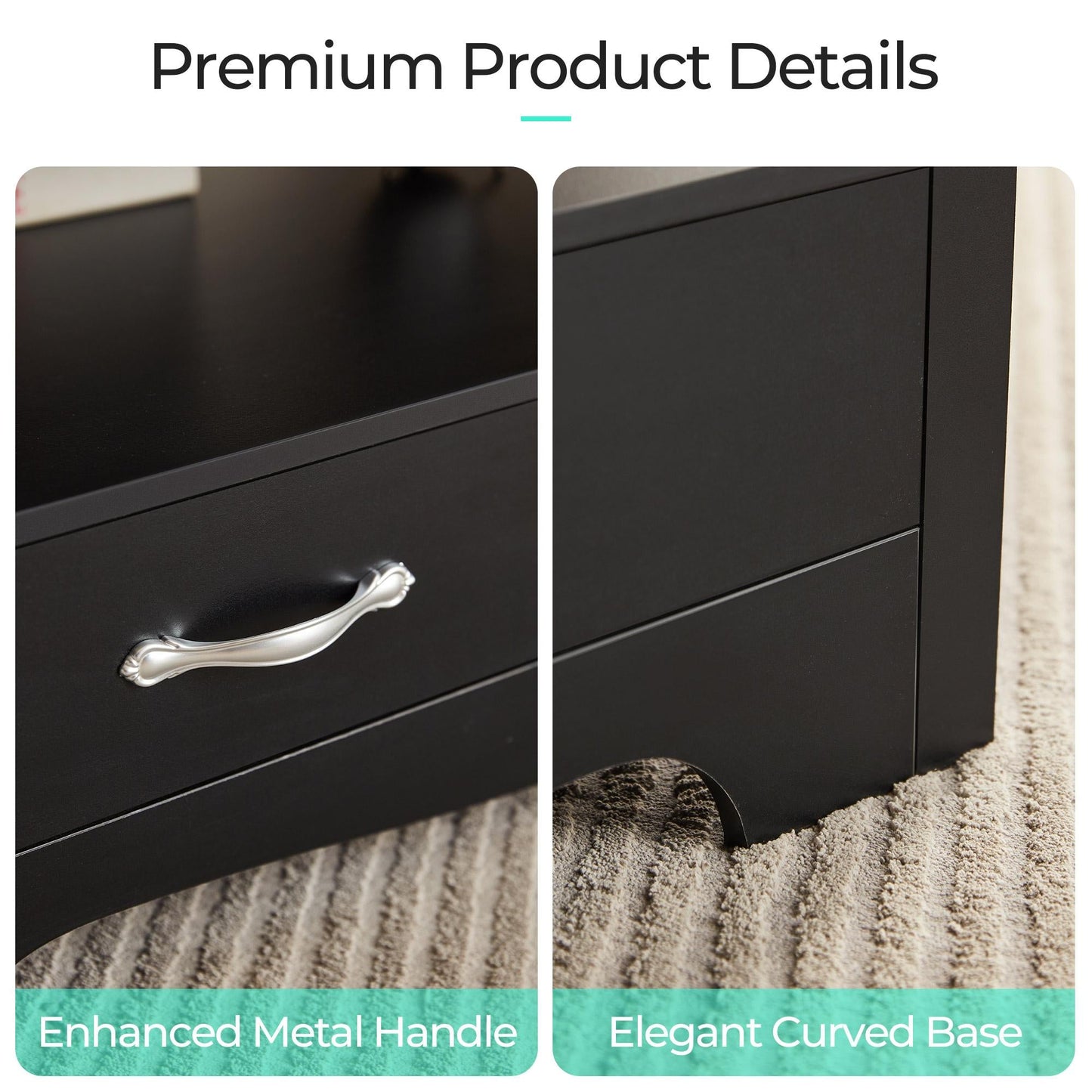 Wood Coffee Table with Storage