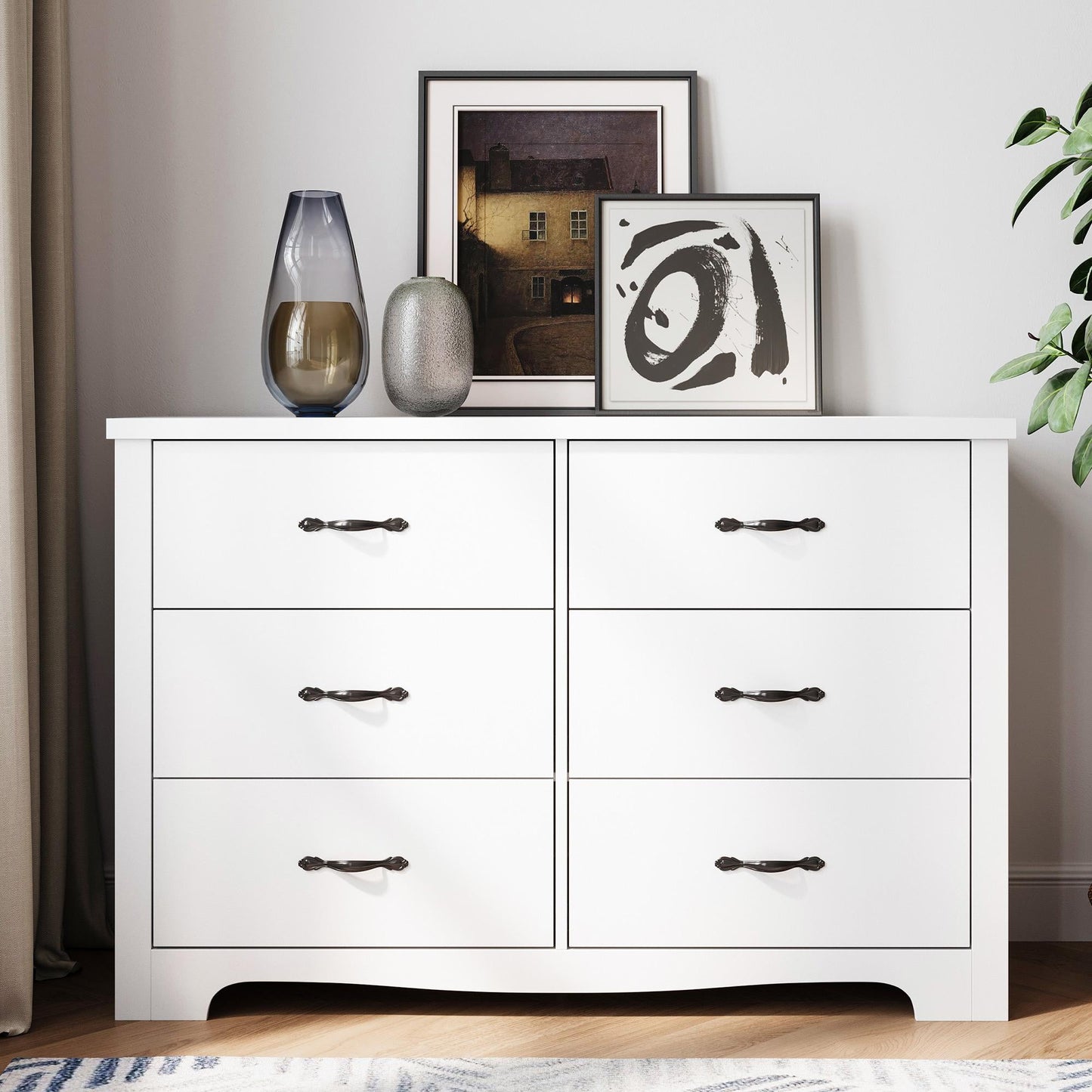 Drawers Dresser for Bedroom, Wood Bedroom Dresser Modern Drawer Chest