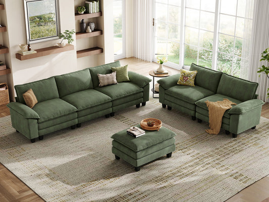 Oversized 3-Piece Sofa Set for Living Room