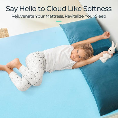 3 Inch Medium Soft Memory Foam for Back Pain，Cooling Gel Memory Foam Bed Mattress Topper