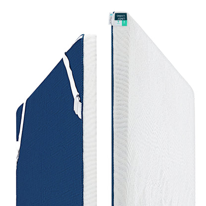 Mattress Topper with Tencel Cover, Cooling Gel-Infused Swirl Memory Foam,  CertiPUR-US and Oeko-TEX Certified White