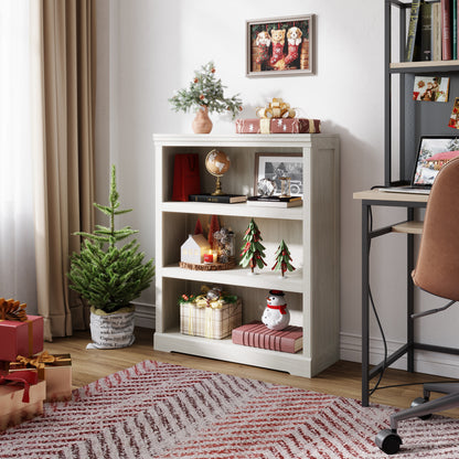 Small Bookcase Shelf Storage Organizer, Modern Book Shelf for Bedroom, Living Room and Home Office