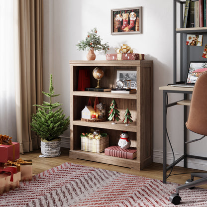 Small Bookcase Shelf Storage Organizer, Modern Book Shelf for Bedroom, Living Room and Home Office